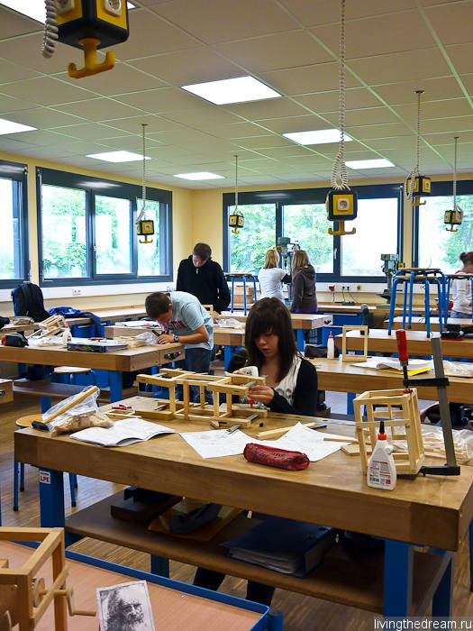 Урок труда в немецкой школе